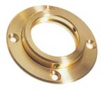 Cast brass flange